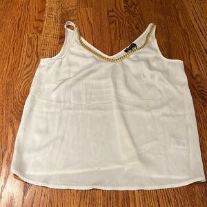 NWT Robertson + Rodeo Woman’s Chain V Neck Satin Tank Size XS